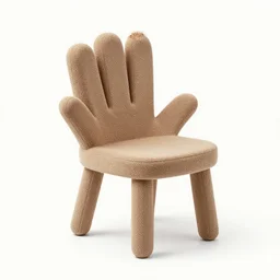 chair : : in the shape of a hand : :