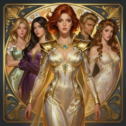 handsome lux fortune from league of legends, half body shot, path traced, realistic, highly detailed, high quality, digital painting, hd, alena aenami, lilia alvarado, shinji aramaki, karol bak, alphonse mucha, tom bagshaw