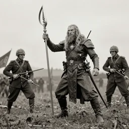 vintage photograph of sauron fighting in ww 1