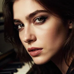 face that looks like a romantic piano piece that is epical revolutionary seditious