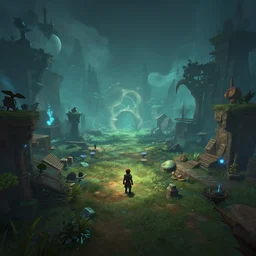 atmospheric screenshot from the game fez