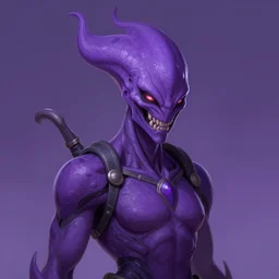 portrait purple mind flayer, official fanart behance hd artstation by jesper ejsing
