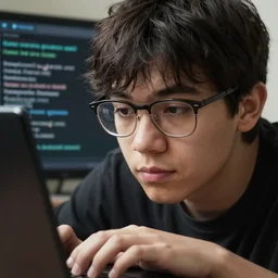 highly detailed close up portrait photo of the kind of nerd who spends all day typing image prompts into a discord bot, photo by annie leibovitz