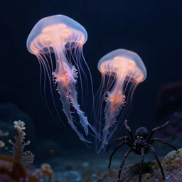 mix between jellyfish and spider