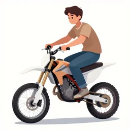 guy riding a motorbike unicycle
