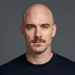 peter maloney as george bennings!!!, shaved face, without mustache, without beard, movie the thing by john carpenter, rossdraws, frank frazetta, andrei riabovitchev, marc simonetti