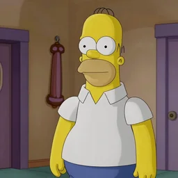 film still of Homer Simpson as Walter White in Breaking Bad, 4k