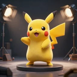 dancing pikachu, unreal 5, hyperrealistic, realistic, photorealistic, dynamic lighting, highly detailed, cinematic landscape, studio landscape, studio lighting