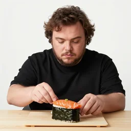 jack black made of sushi