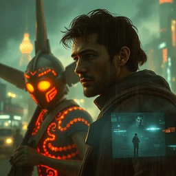 2 0 1 8 blade runner movie still mixed with the evangelion by denis villeneuve tom anders zorn hans dragan bibin thoma greg rutkowski ismail inceoglu alphonse mucha