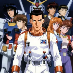an anime portrait of beautiful young freddie mercury as a space pilot still from gundam 1 9 8 5 by ilya kuvshinov katsuhiro otomo, magali villeneuve, artgerm, jeremy lipkin and michael garmash, rob rey and kentaro miura style, symmetrical, depth of field, deep focus
