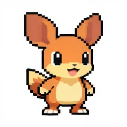 Mudkip gen 1 sprite, pixel art