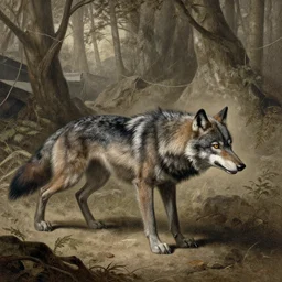a werewolf by Jan de Baen and Thomas Dewing