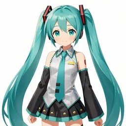 Hatsune Miku by Joan Miró