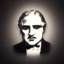 face icon stylized minimalist the godfather, loftis, cory behance hd by jesper ejsing, by rhads, makoto shinkai and lois van baarle, ilya kuvshinov, rossdraws global illumination