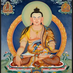 thangka painting of matteo salvini, hyperrealistic, trending on artstation