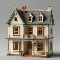 photo of a Victorian dollhouse, extreme details, soft lighting, realistic octane render, 8k