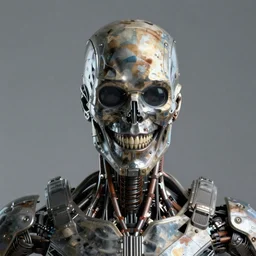 photo of a smiling terminator, ultra realistic details, octane render, 8 k