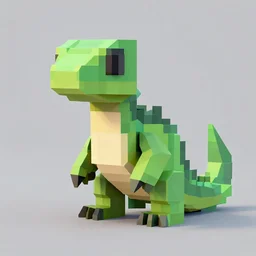 lowpoly pixelated, 3 d render, lizard, breath of the wild style, valhiem style