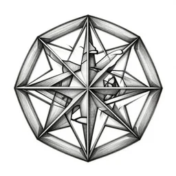 highly detailed geometric sigil, beeple