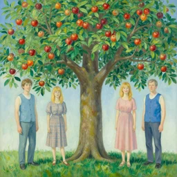 detailed portrait of christina applegate apple!! tree! by tomasz alen kopera and peter mohrbacher and johanna martine! and margaret keane! coherent luminescent