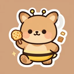 cute miss mascot archa © odong archa © odong bronzong food sticker art, cronobreaker, beeple game icon