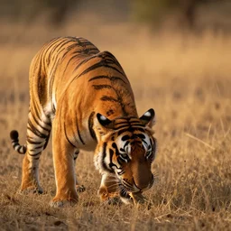 antelope eating a tiger, golden hour, 6 0 0 mm, wildlife photo, national geographics