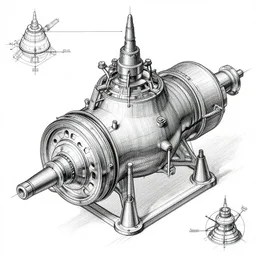 detailed technical drawings for a working fusion reactor