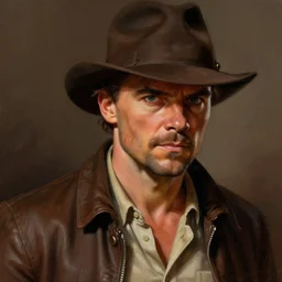 peter dinklage as indiana jones, digital painting, extremely detailed, 4 k, intricate, brush strokes, mark arian, artgerm, bastien lecouffe - deharme