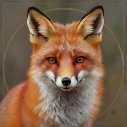 a highly detailed portrait painting of a druid fox, by greg rutkowski and alphonse mucha, sharp focus, matte, concept art, artstation, digital painting