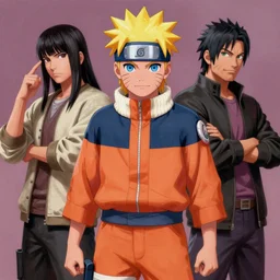a highly detailed painting of naruto as characters from gta 5