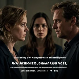 vanishing of compassion and intelligence, jana schirmer, johannes voss, 8 k resolution, dramatic lighting, cinematic, detailed