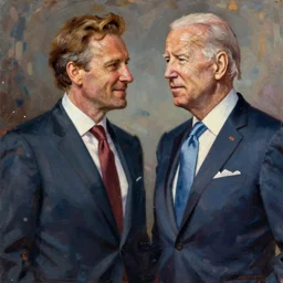 joe biden as james bond, james bond as joe biden, ilya kuvshinov, john singer sargent, digital art illustration, impressionist oil painting, trending on artstation, intricate