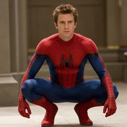 movie still of don cheadle as spider man from spider man （ 2 0 0 2 ）