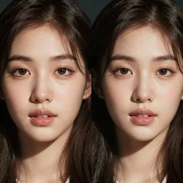 photo of tzuyu from twice, symmetric!!! real face