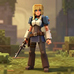 elizbeth from bioshock infinite in minecraft