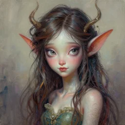 A friendly wisp, digital painting, lots of details, extremely detailed, 4k, intricate, brush strokes, Artgerm, Christopher Balaskas, Bastien Lecouffe-Deharme
