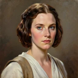 young carrie fisher, princess leia, oil painting, artgerm, portrait, highly detailed, artstation