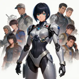 anime girl in a futuristic mechsuit, 4k, detailed digital illustration by Ilya Kuvshinov, Artgerm, WLOP, Ross Tran, James Jean, Andrei Riabovitchev, Marc Simonetti, Yoshitaka Amano, Artstation, CGsociety