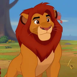a screencap of scar, the villain from the disney animated classic the lion king
