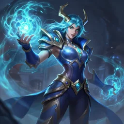 leona league of legends wild rift hero champions arcane magic digital painting bioluminance alena aenami artworks in 4 k design by lois van baarle by sung choi by john kirby artgerm and greg rutkowski and magali villeneuve mage fighter assassin