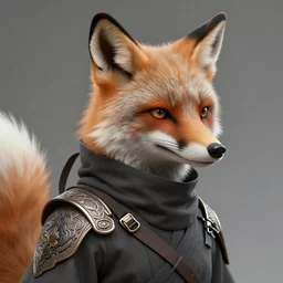 a anthropomorphic fox ninja, diffuse lighting, fantasy, intricate, elegant, highly detailed, lifelike, photorealistic, digital painting, artstation, illustration, concept art, smooth, sharp focus, naturalism, trending on byron's - muse, by greg rutkowski and greg staples