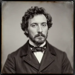 ai self portrait, daguerrotype