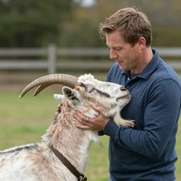 ray winston headbutting a goat