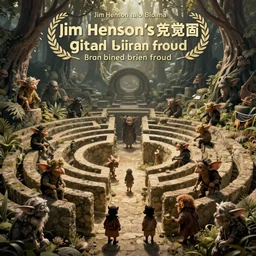 fantasy illustrations and concept art for jim henson's labyrinth goblins by brian froud