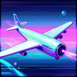 b 2 spirit plane, vaporwave,