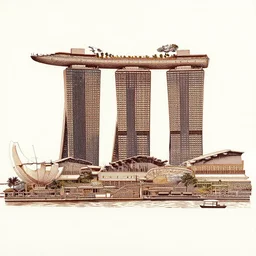 batik painting of singapore
