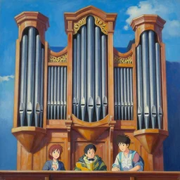 highly detailed subjective painting outlining the most unmistakably eternally beautiful organic pipe organ in existence by greg rutkowski, by james paick, by mokoto shinkai, by hernando gaswater, 4 k resolution, octane render, vibrant uplifting color scheme