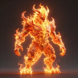 gigantic fire elemental, terrifying, stuning 3 d render, masterpiece, glowing aura, by donato giancola and greg rutkowski and wayne barlow and zdzisław beksinski, realistic face