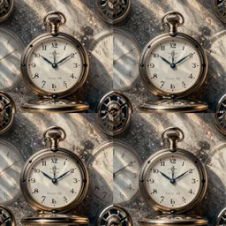 symmetry, repeating pattern. seamless, pocketwatch. award - winning